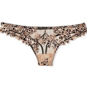 Victoria's Secret very sexy floral embroidered thong panty